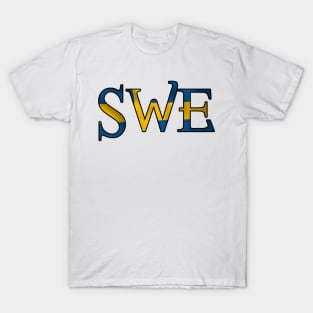 Sweden Flag SWE T-Shirt